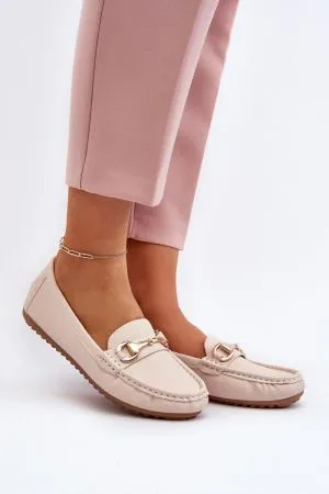 Mocasini dama bej Step in style - mocasini dama