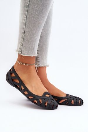 Balerini dama negru Step in style - balerini dama