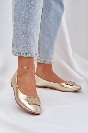 Balerini dama galben Step in style - balerini dama