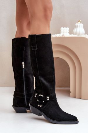 Cizme dama negru Step in style - cizme dama