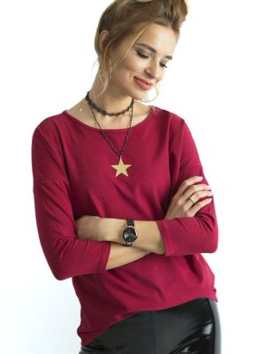Bluza dama basic maro - bluze