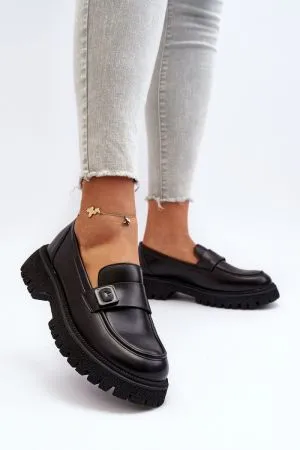 Mocasini dama negru Step in style - mocasini dama