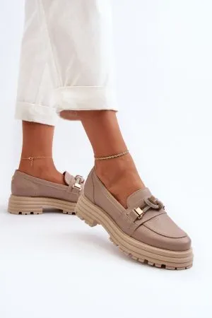 Mocasini dama bej Step in style - mocasini dama