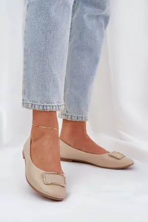Balerini dama bej Step in style - balerini dama