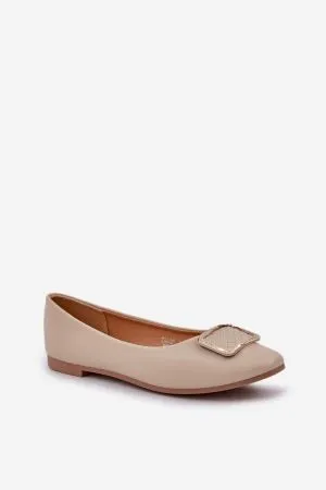 Balerini dama bej Step in style - balerini dama
