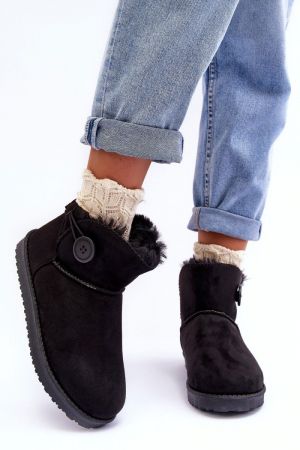 Botine dama negru Step in style - botine dama