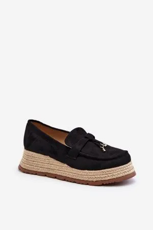 Mocasini dama negru Step in style - mocasini dama