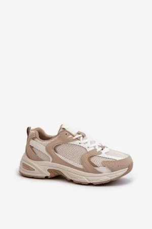 Pantofi sport dama bej Step in style - pantofi sport dama, tenisi dama