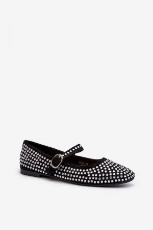 Balerini dama negru Step in style - balerini dama