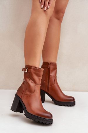 Botine dama maro Step in style - botine dama