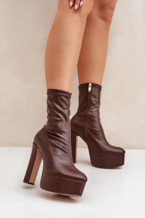 Botine dama maro Step in style - botine dama