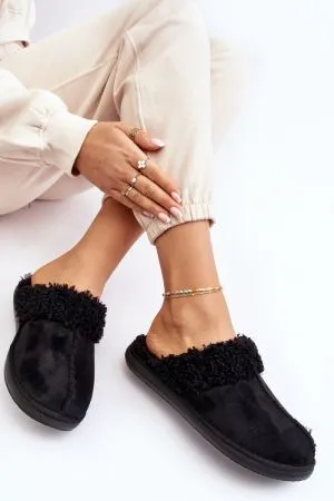 Papuci dama negru Step in style - papuci dama