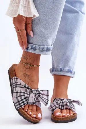 Papuci dama gri Step in style - papuci dama
