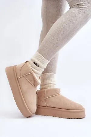 Botine dama bej Step in style - botine dama