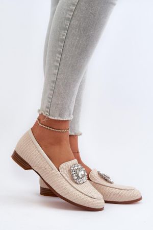 Mocasini dama bej Step in style - mocasini dama