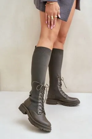 Cizme dama verde Step in style - cizme dama