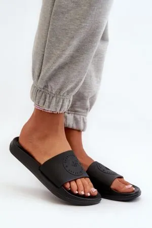 Papuci dama negru Step in style - papuci dama