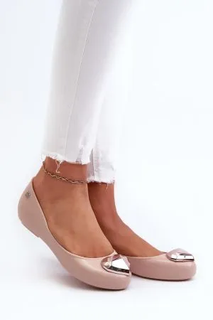 Balerini dama bej Step in style - balerini dama