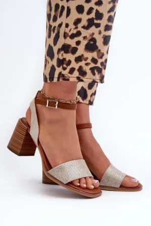 Sandale dama galben Step in style - sandale dama