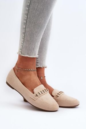 Mocasini dama bej Step in style - mocasini dama