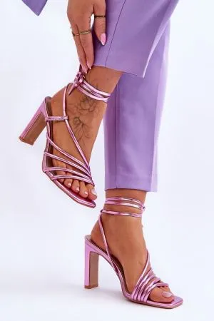 Sandale dama roz Step in style - sandale dama