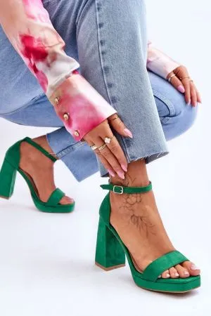 Sandale dama verde Step in style - sandale dama