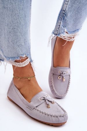 Mocasini dama gri Step in style - mocasini dama