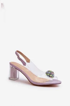 Sandale dama violet Step in style - sandale dama