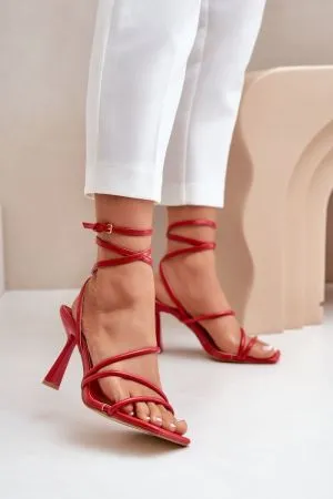 Sandale dama rosu Step in style - sandale dama