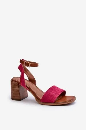 Sandale dama roz Step in style - sandale dama