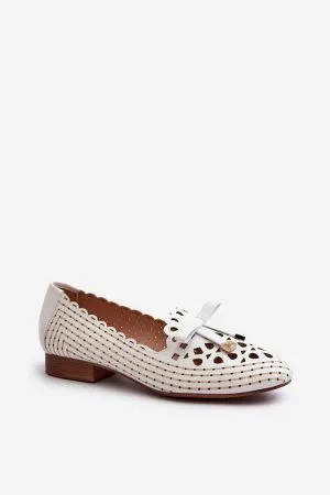 Balerini dama alb Step in style - balerini dama