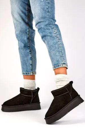 Botine dama negru PRIMO - botine dama