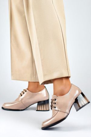 Botine dama bej PRIMO - botine dama