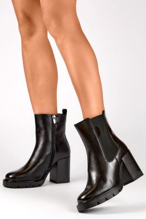 Botine dama negru PRIMO - botine dama