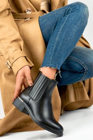 Botine dama negru PRIMO - botine dama