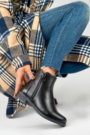 Botine dama negru PRIMO - botine dama