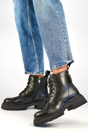 Botine dama negru PRIMO - botine dama