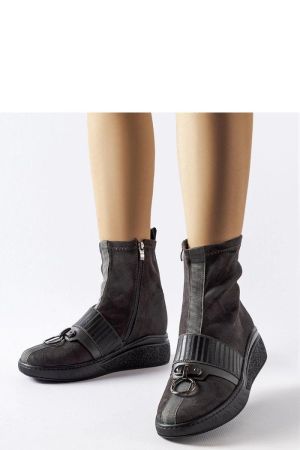 Botine dama gri Solea - botine dama