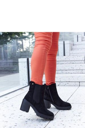Botine dama negru Solea - botine dama