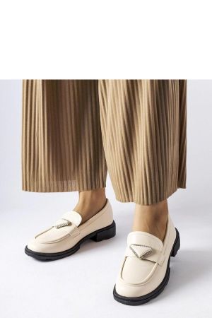 Mocasini dama bej Solea - mocasini dama