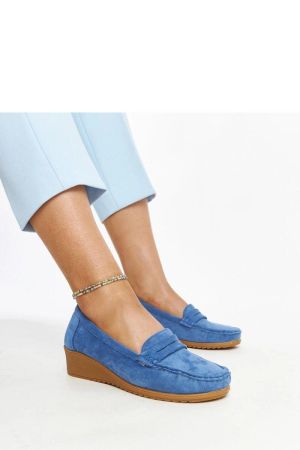 Mocasini dama albastru Solea - mocasini dama