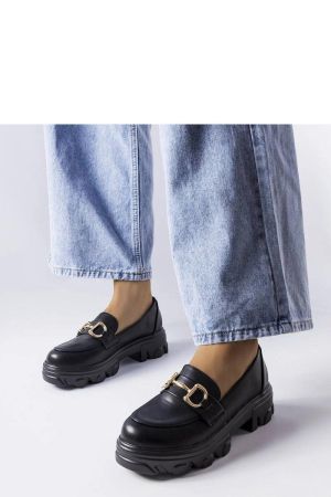 Mocasini dama negru Solea - mocasini dama