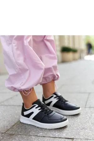 Sneakers dama negru Solea - sneakers dama, tenisi dama