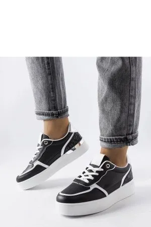 Sneakers dama negru Solea - sneakers dama, tenisi dama