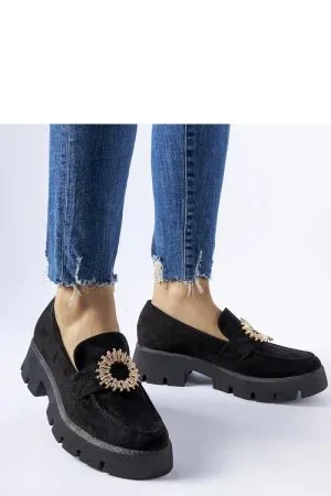 Mocasini dama negru Solea - mocasini dama