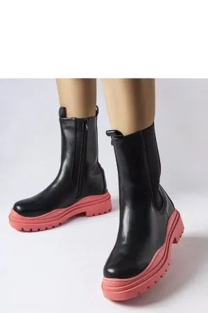 Botine dama negru Solea - botine dama