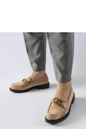 Mocasini dama bej Solea - mocasini dama