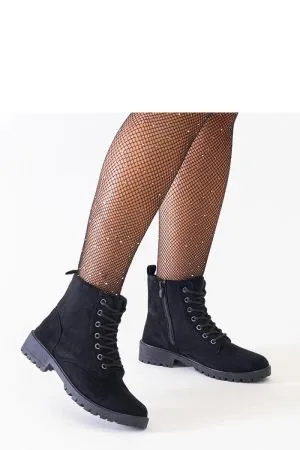 Botine dama negru Solea - botine dama
