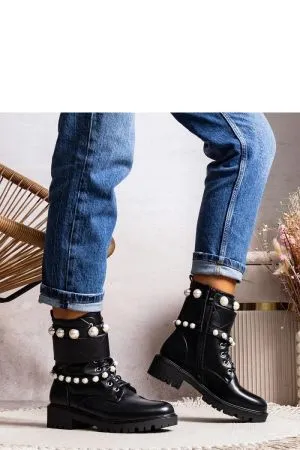 Botine dama negru Solea - botine dama