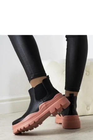 Botine dama negru Solea - botine dama